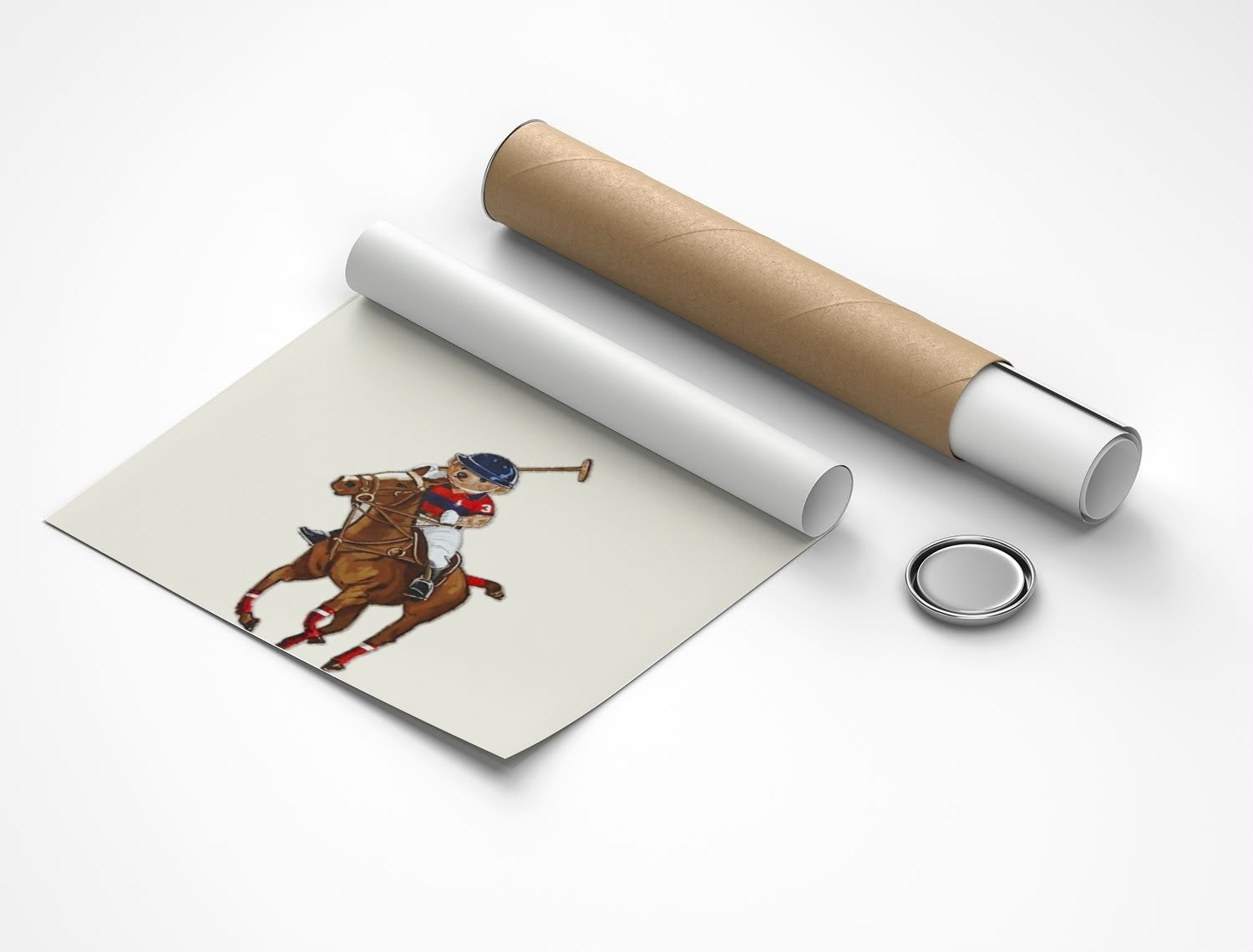 Rolled poster