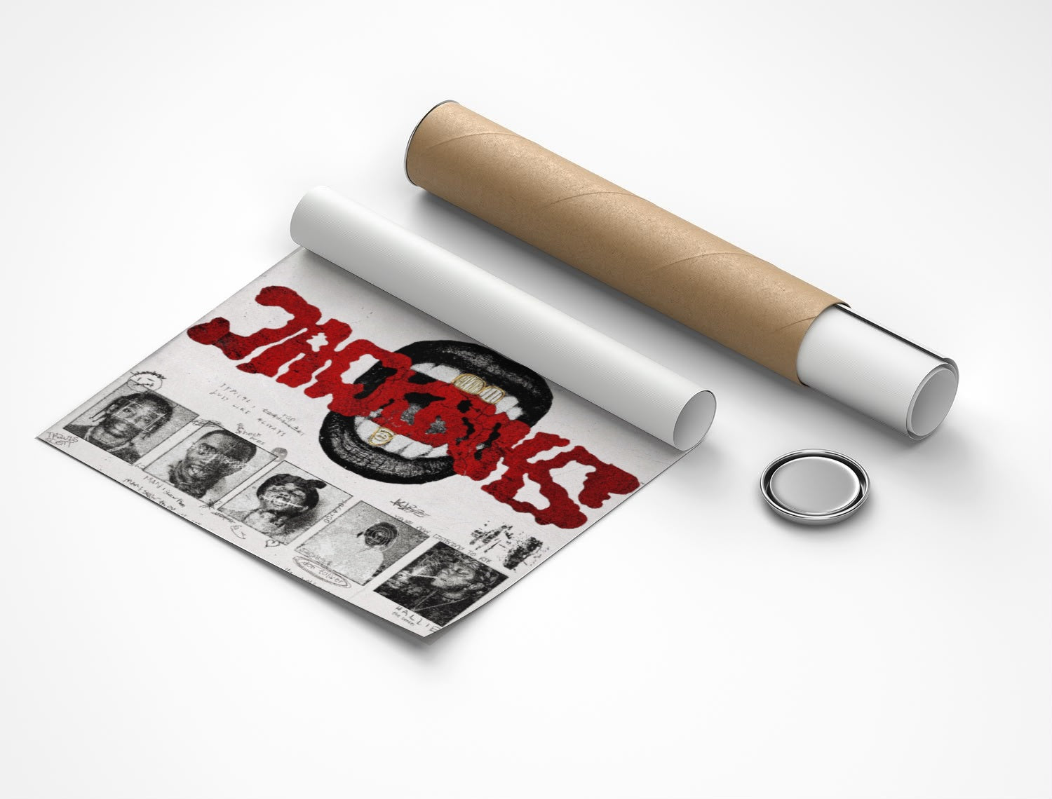 Rolled poster