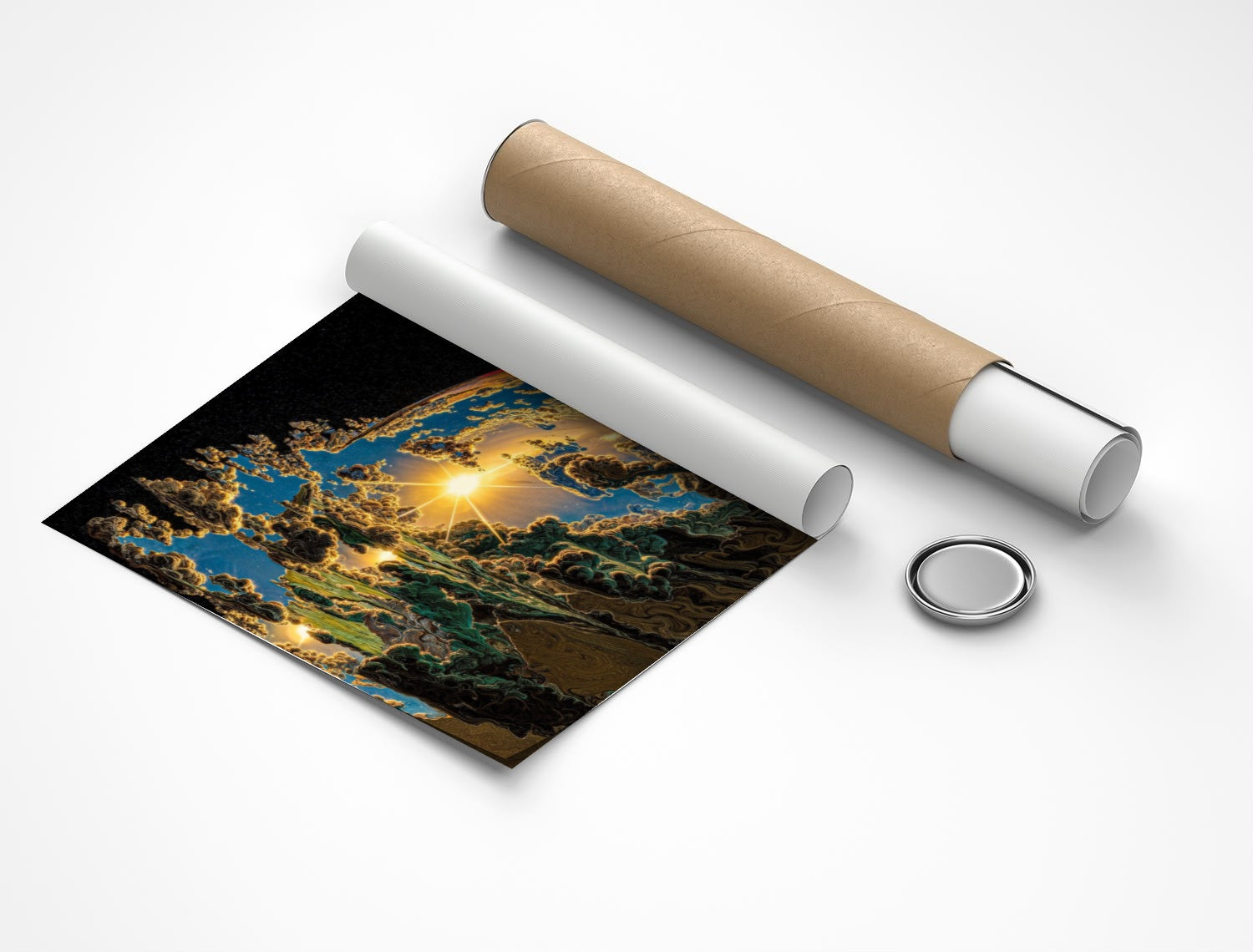 Rolled poster