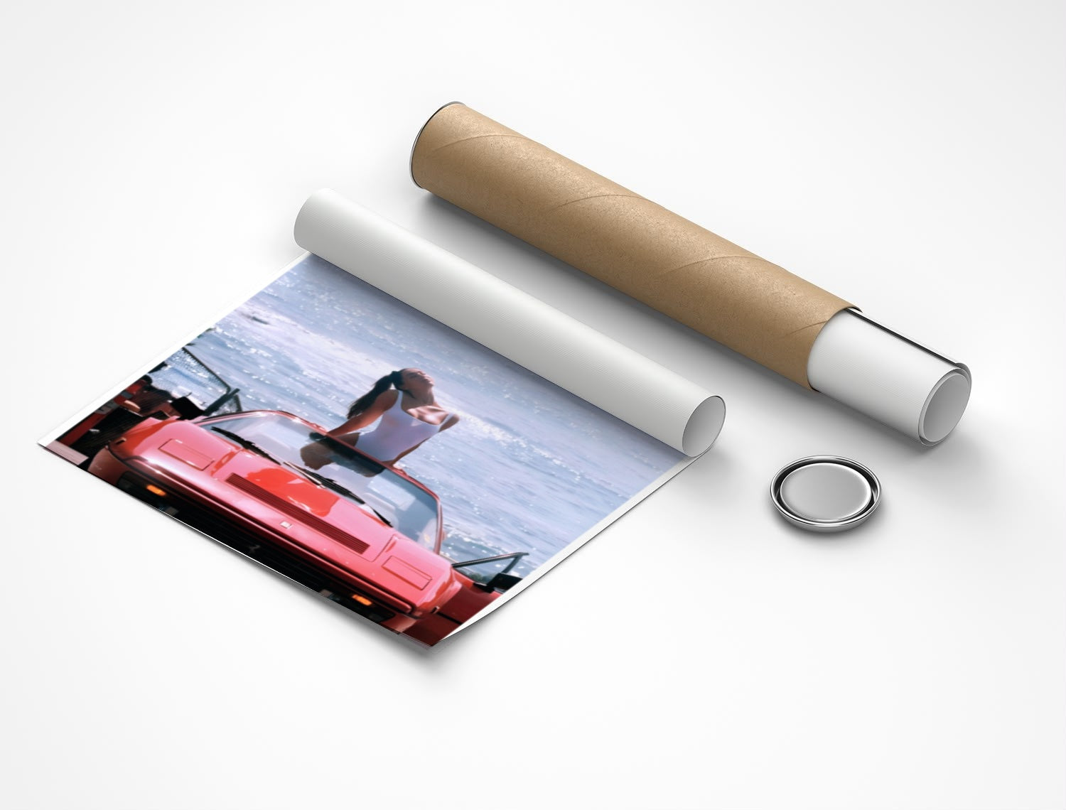 Rolled poster