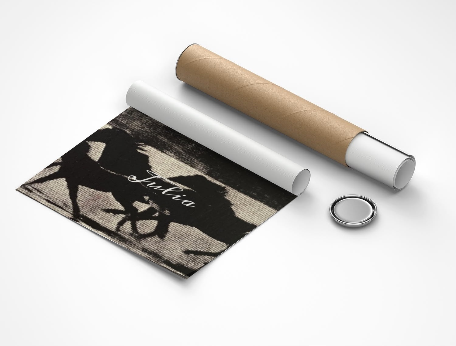 Rolled poster