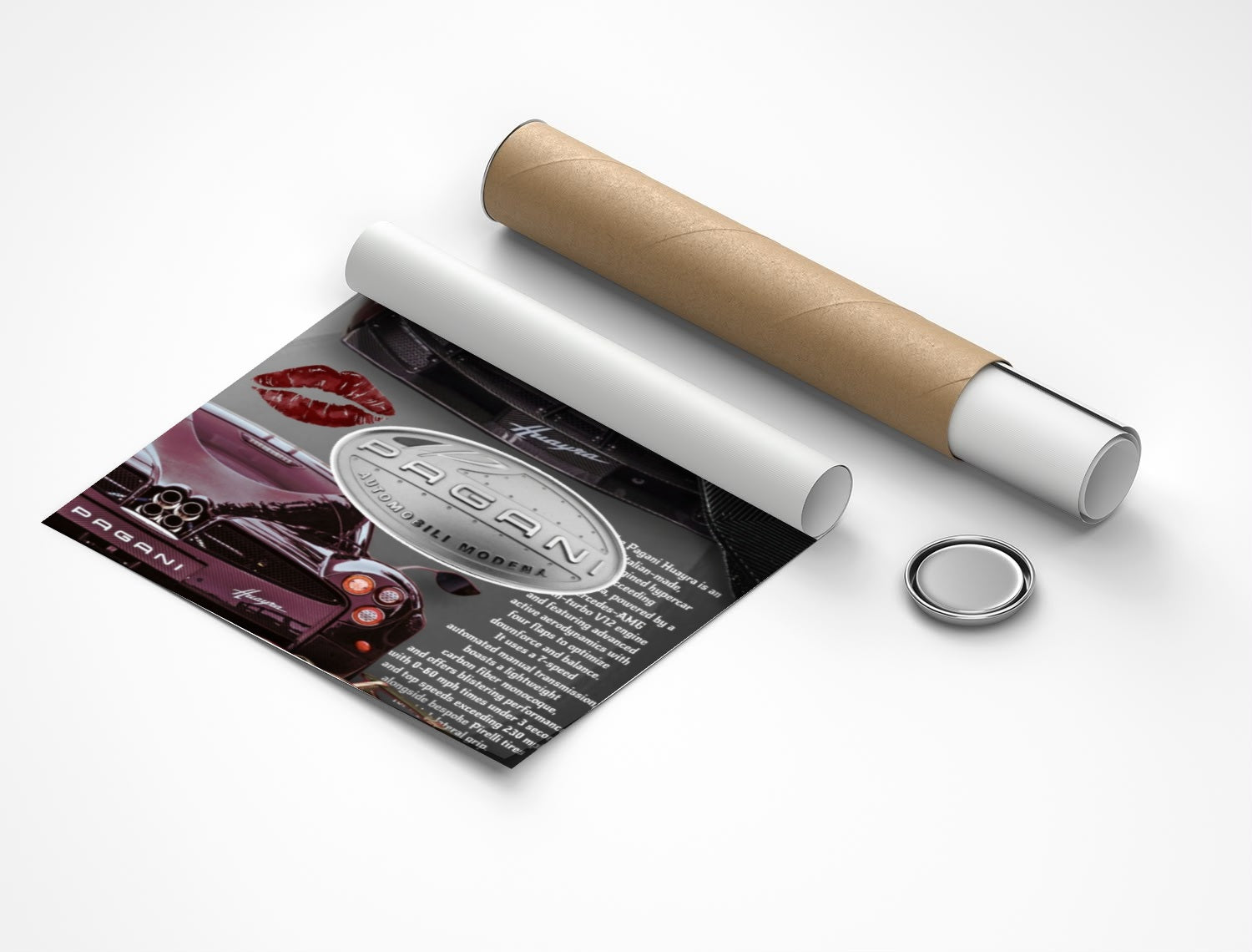 Rolled poster
