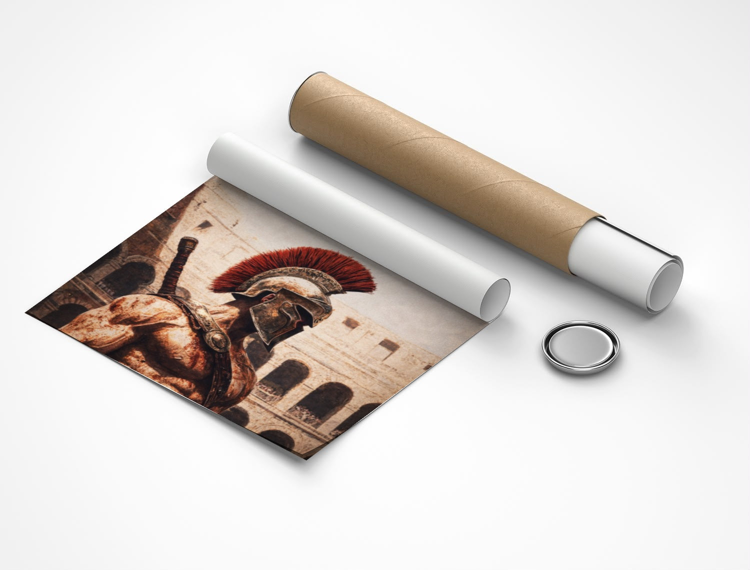 Rolled poster