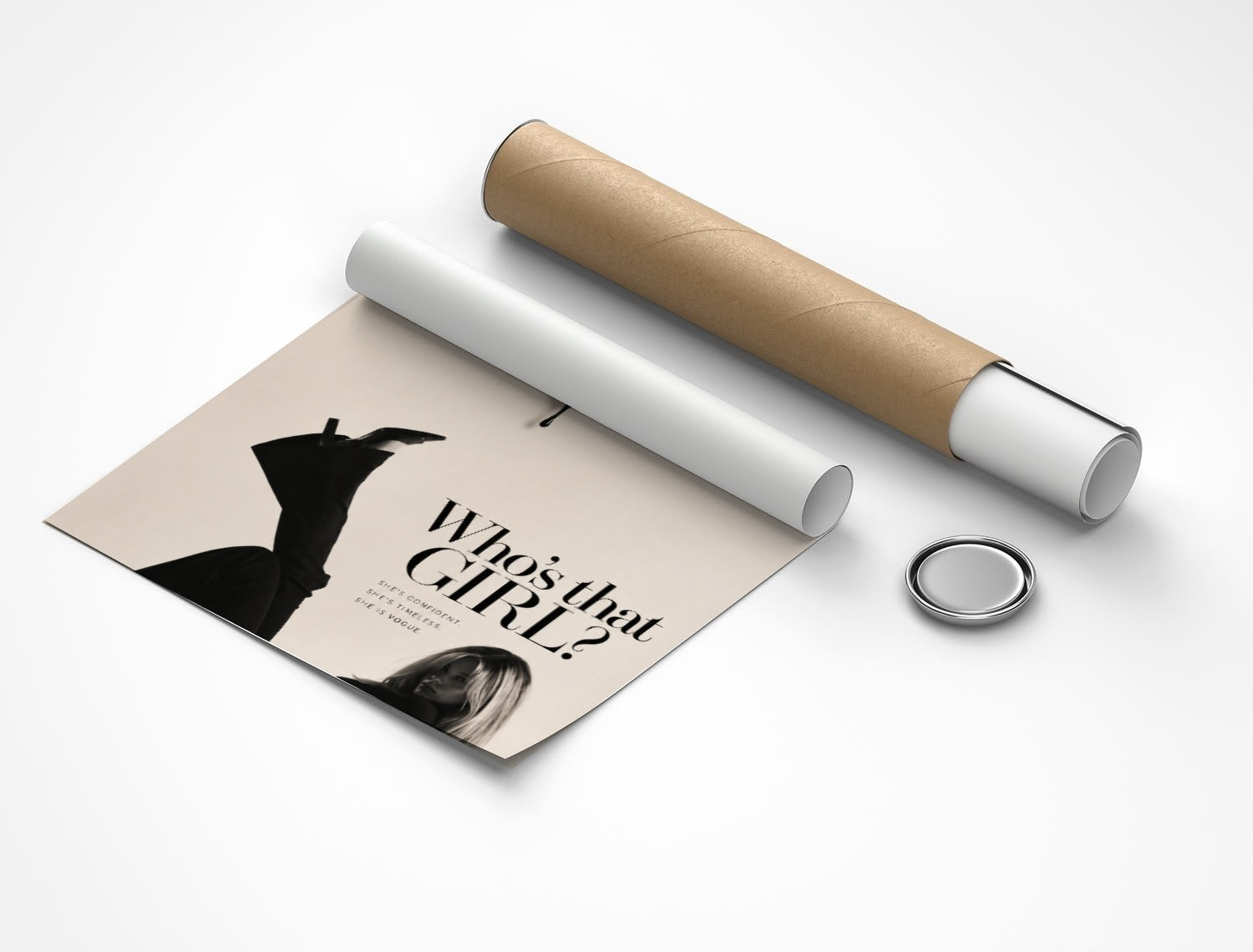 Rolled poster