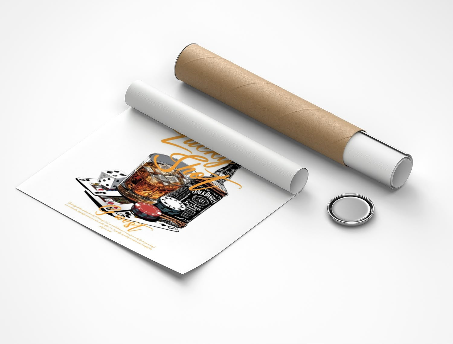Rolled poster