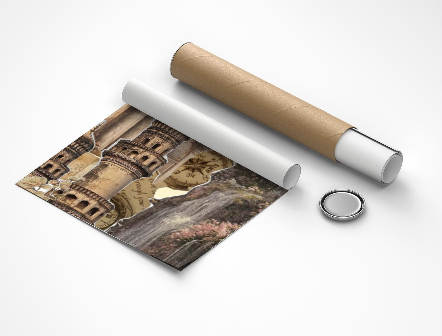 Rolled poster