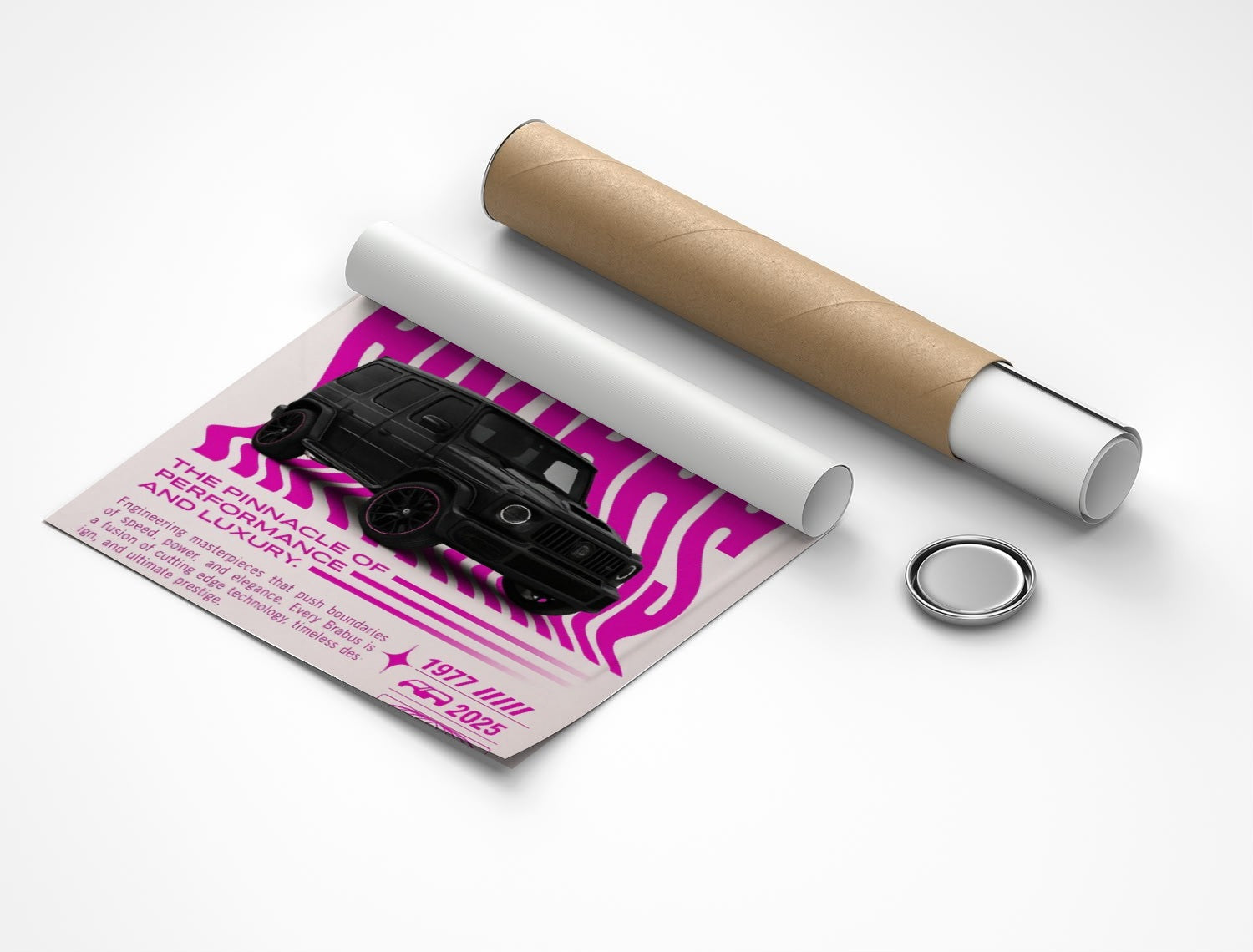 Rolled poster