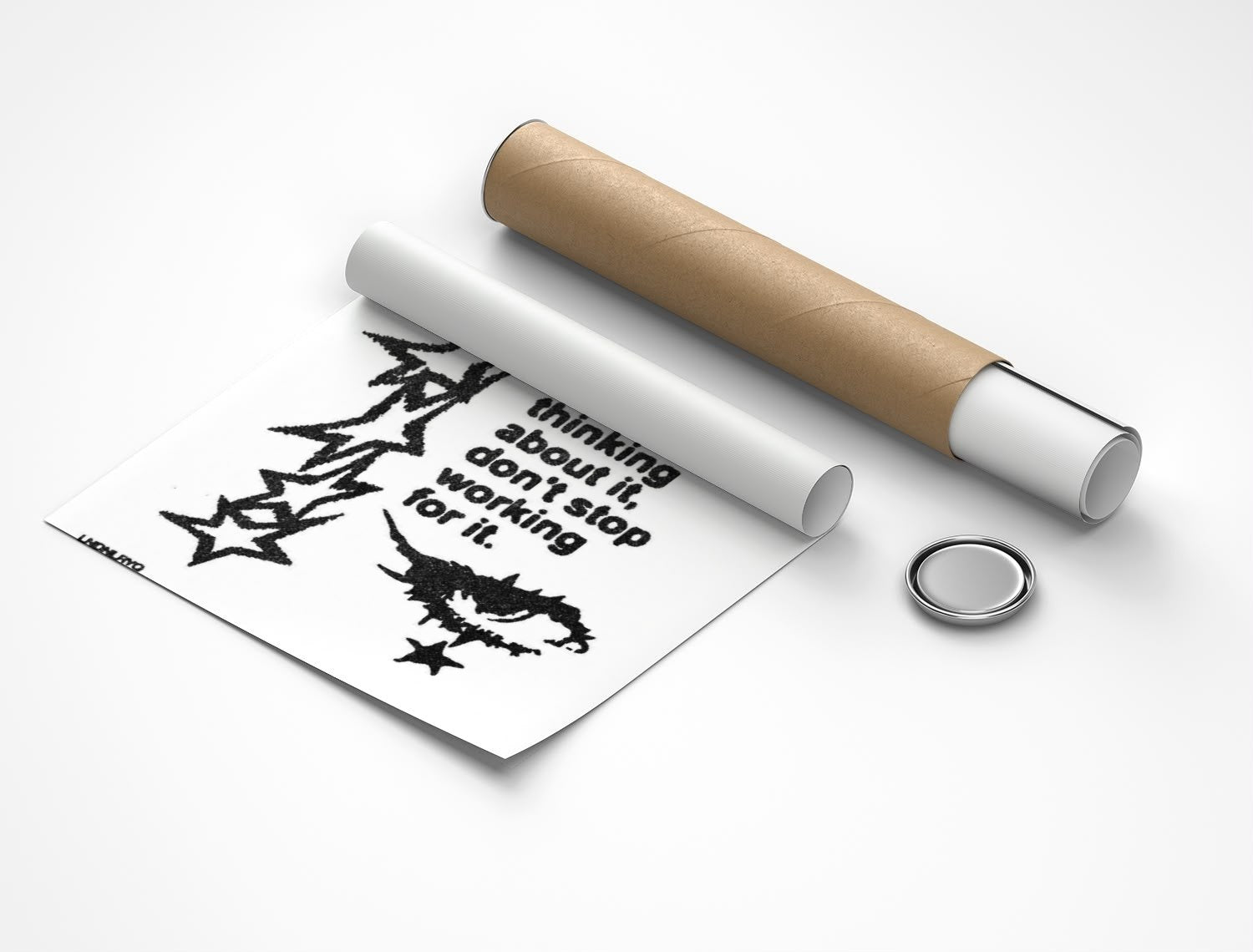 Rolled poster