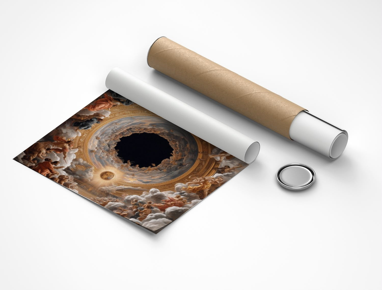 Rolled poster