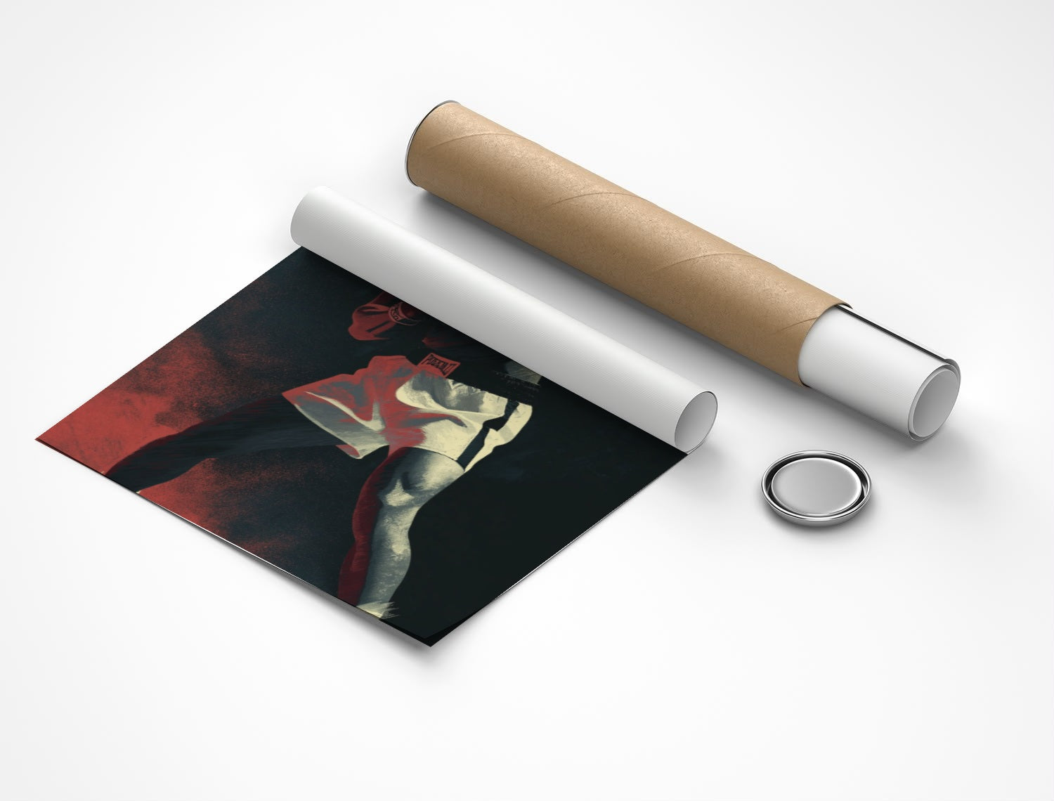 Rolled poster