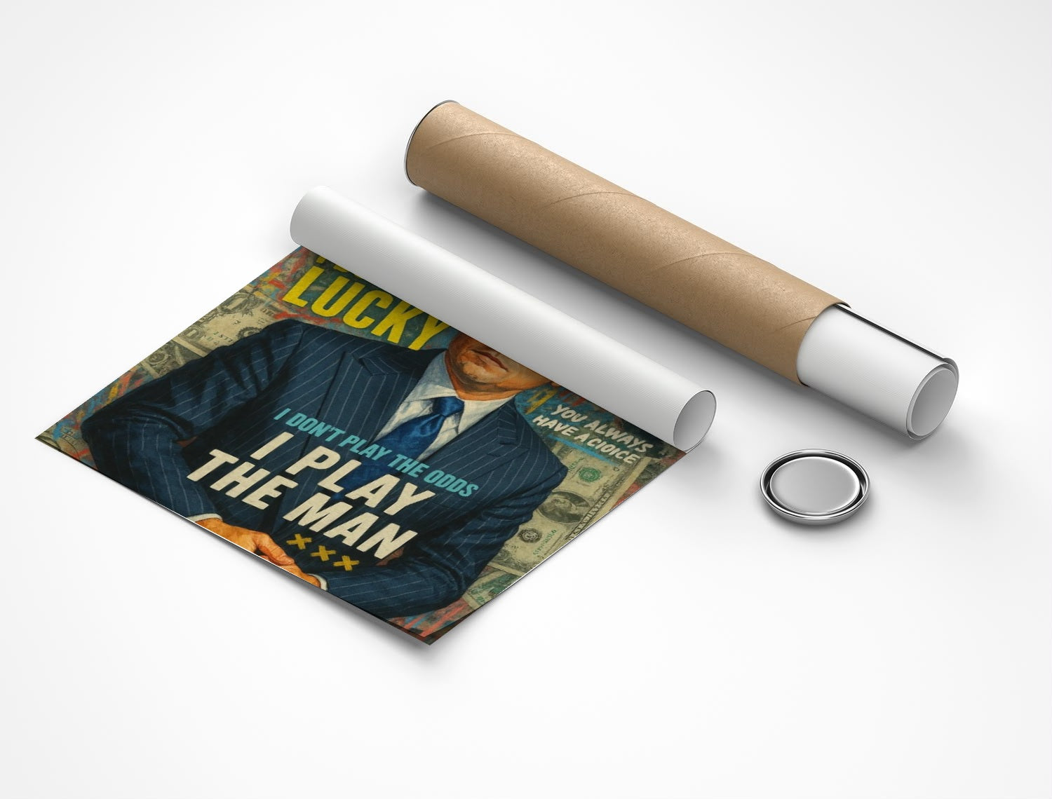 Rolled poster