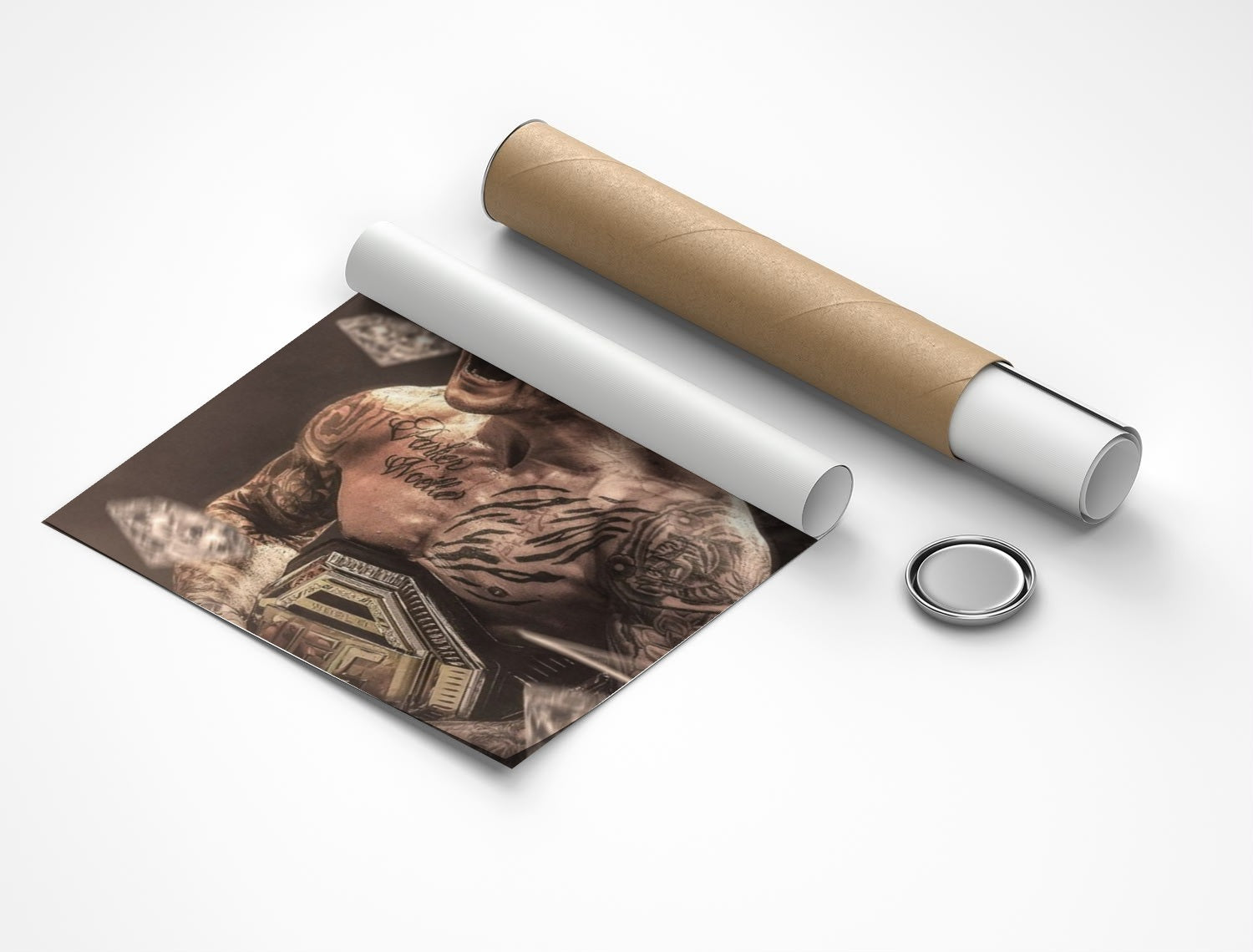 Rolled poster