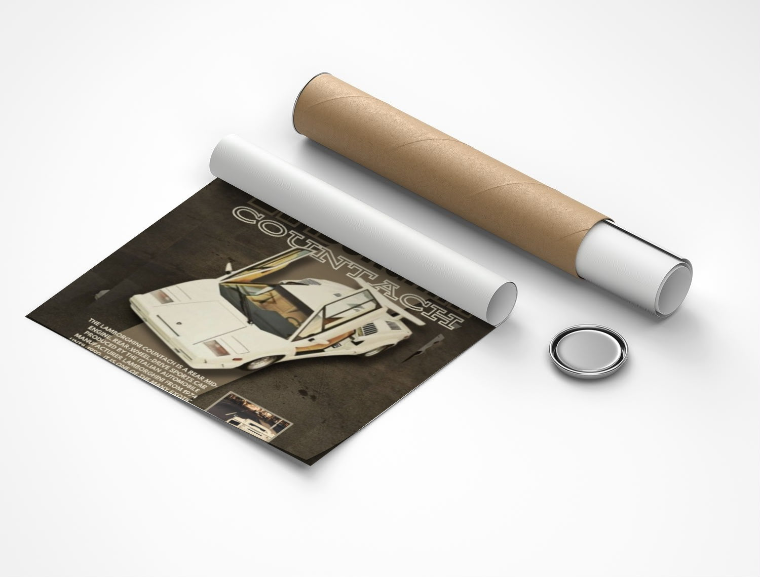 Rolled poster