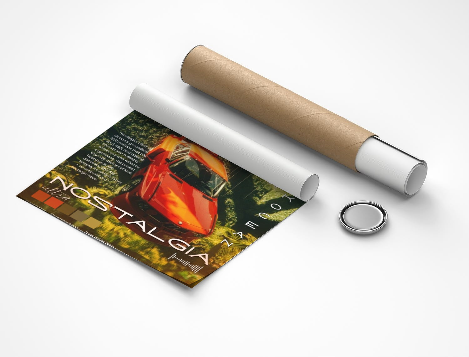 Rolled poster