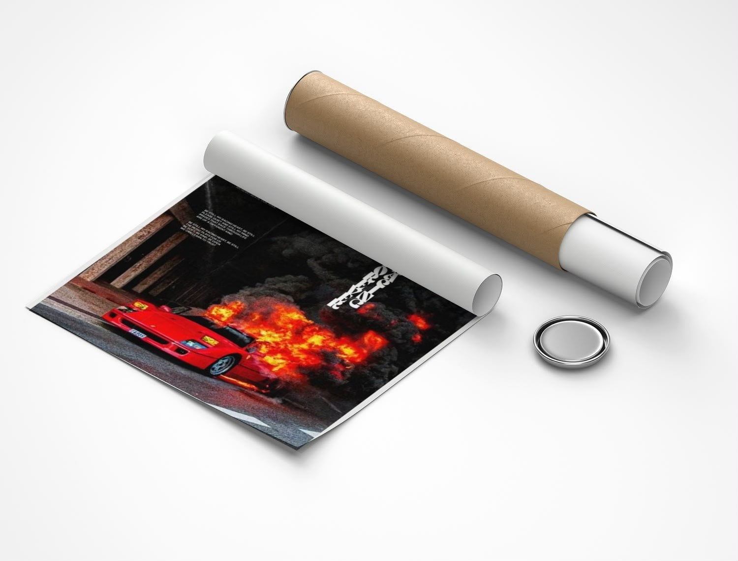 Rolled poster