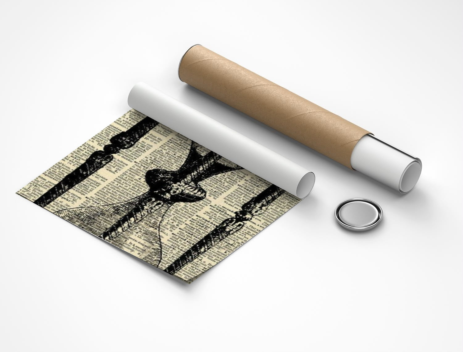 Rolled poster