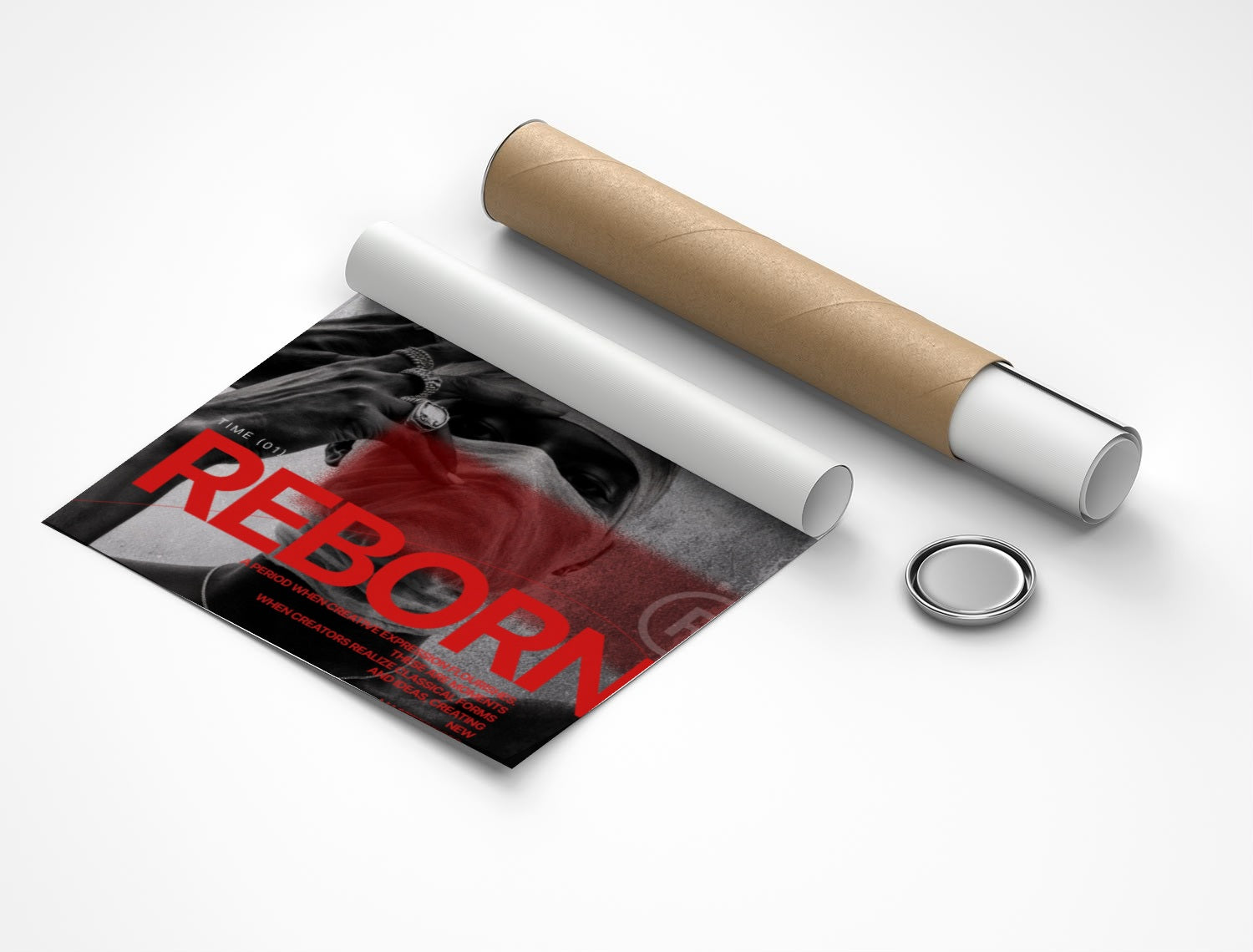 Rolled poster