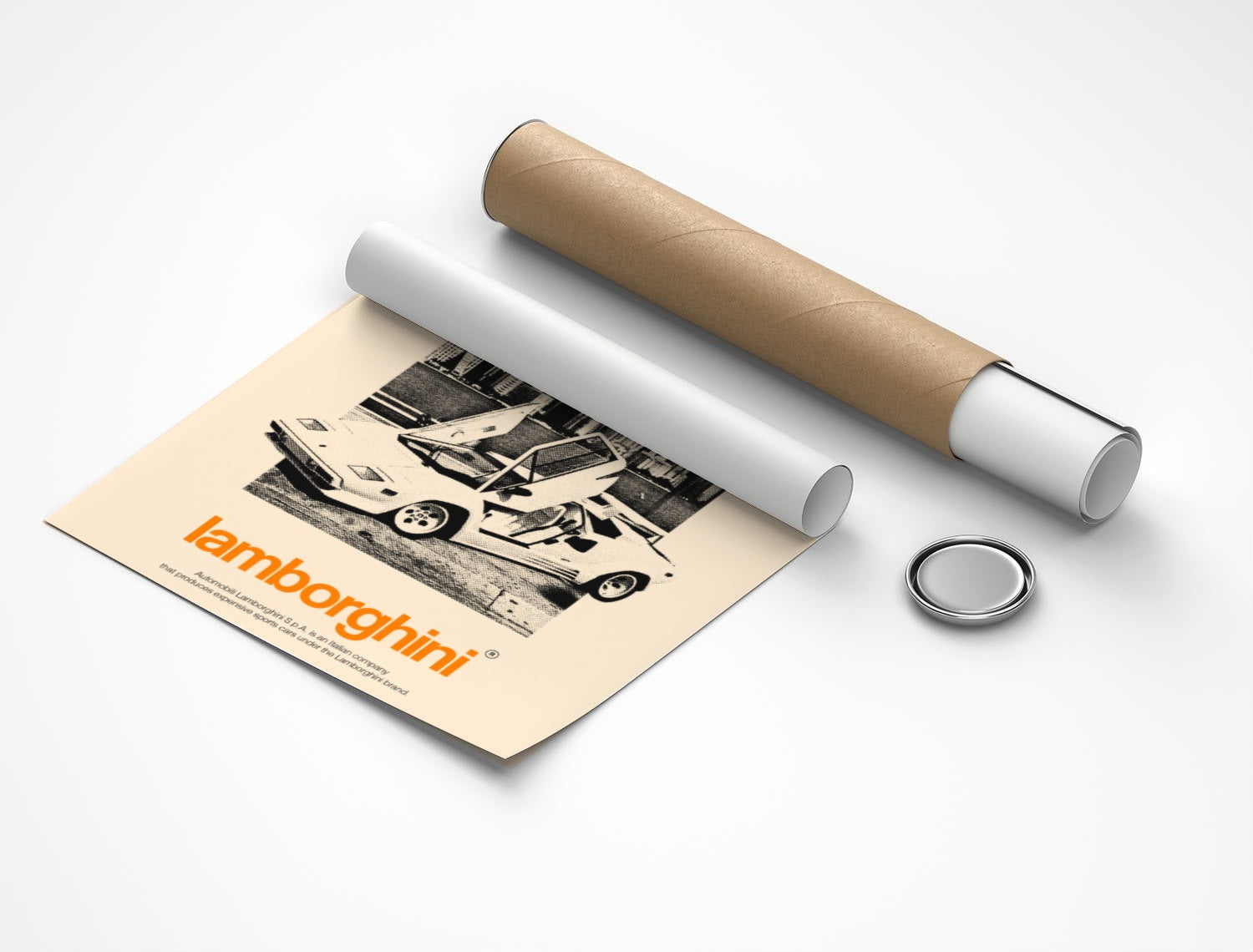 Rolled poster
