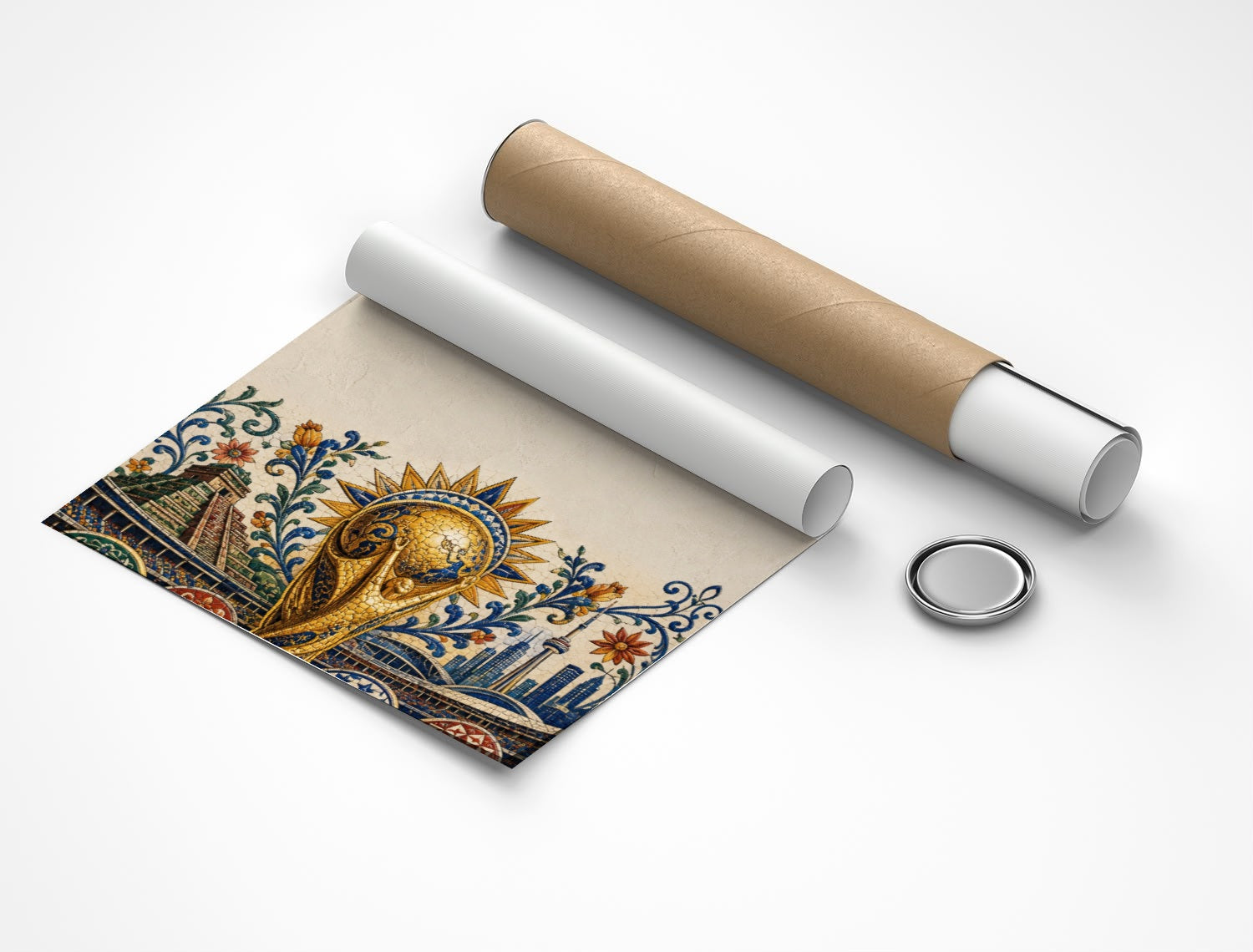 Rolled poster