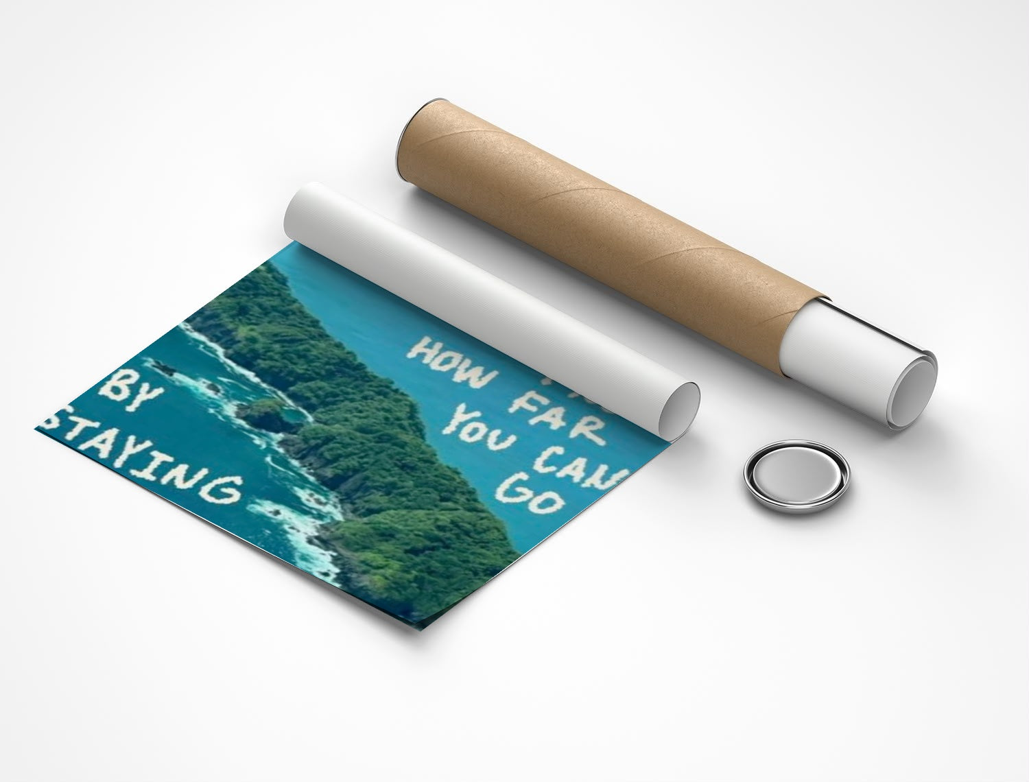 Rolled poster