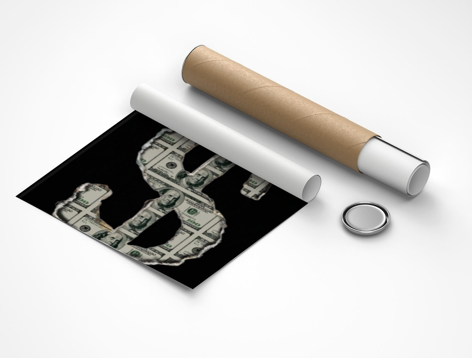 Rolled poster