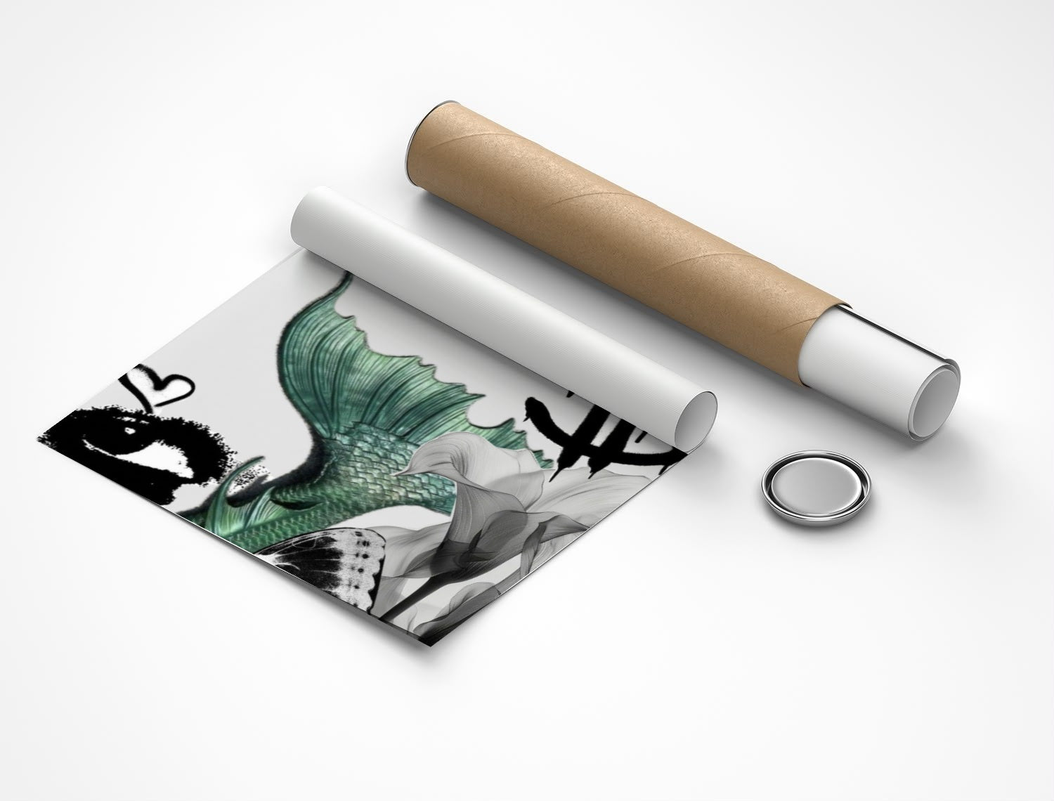 Rolled poster