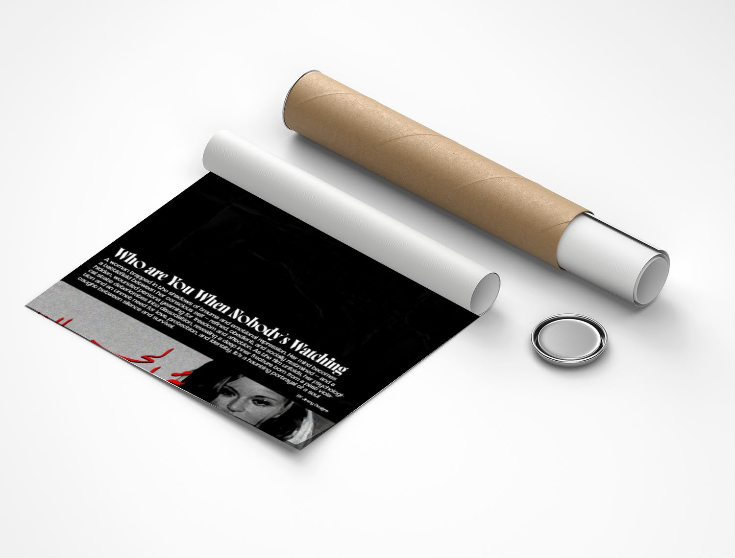 Rolled poster