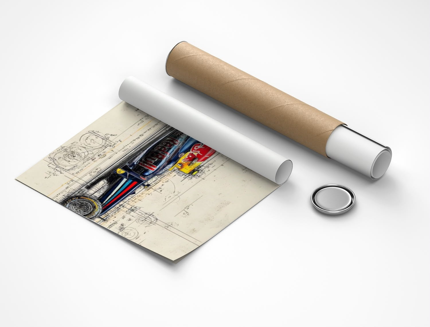 Rolled poster