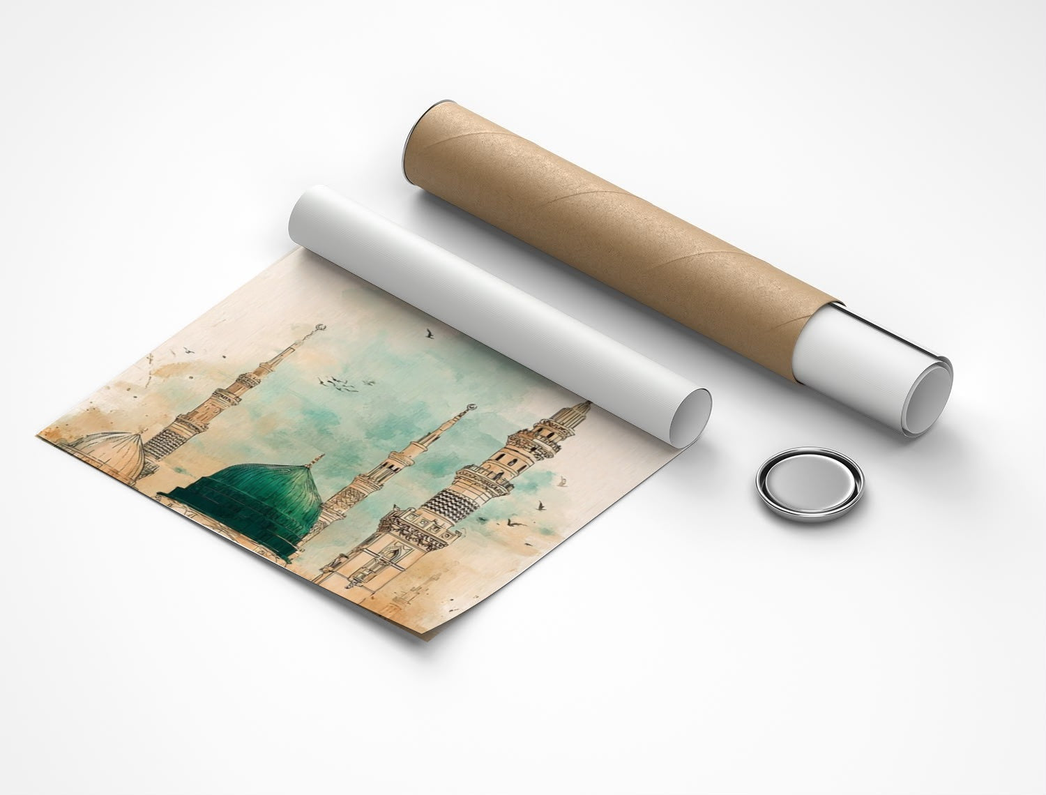 Rolled poster