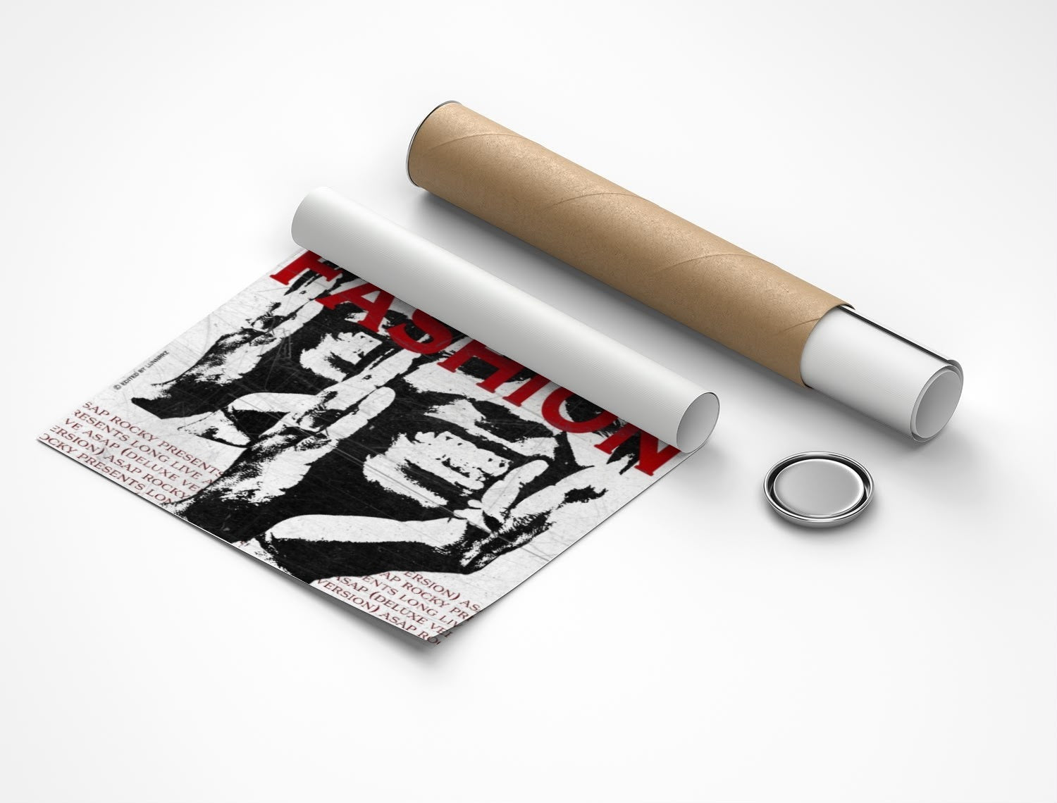 Rolled poster