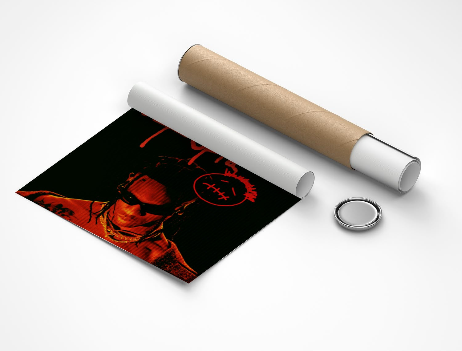 Rolled poster