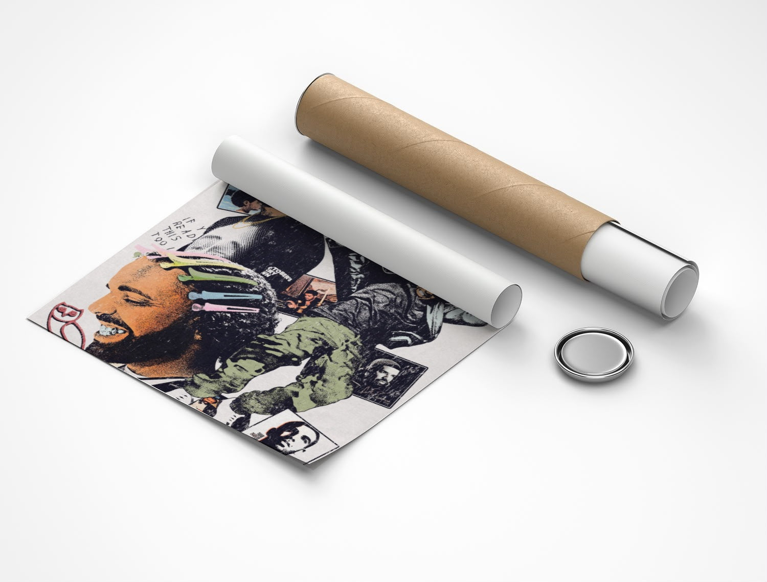 Rolled poster
