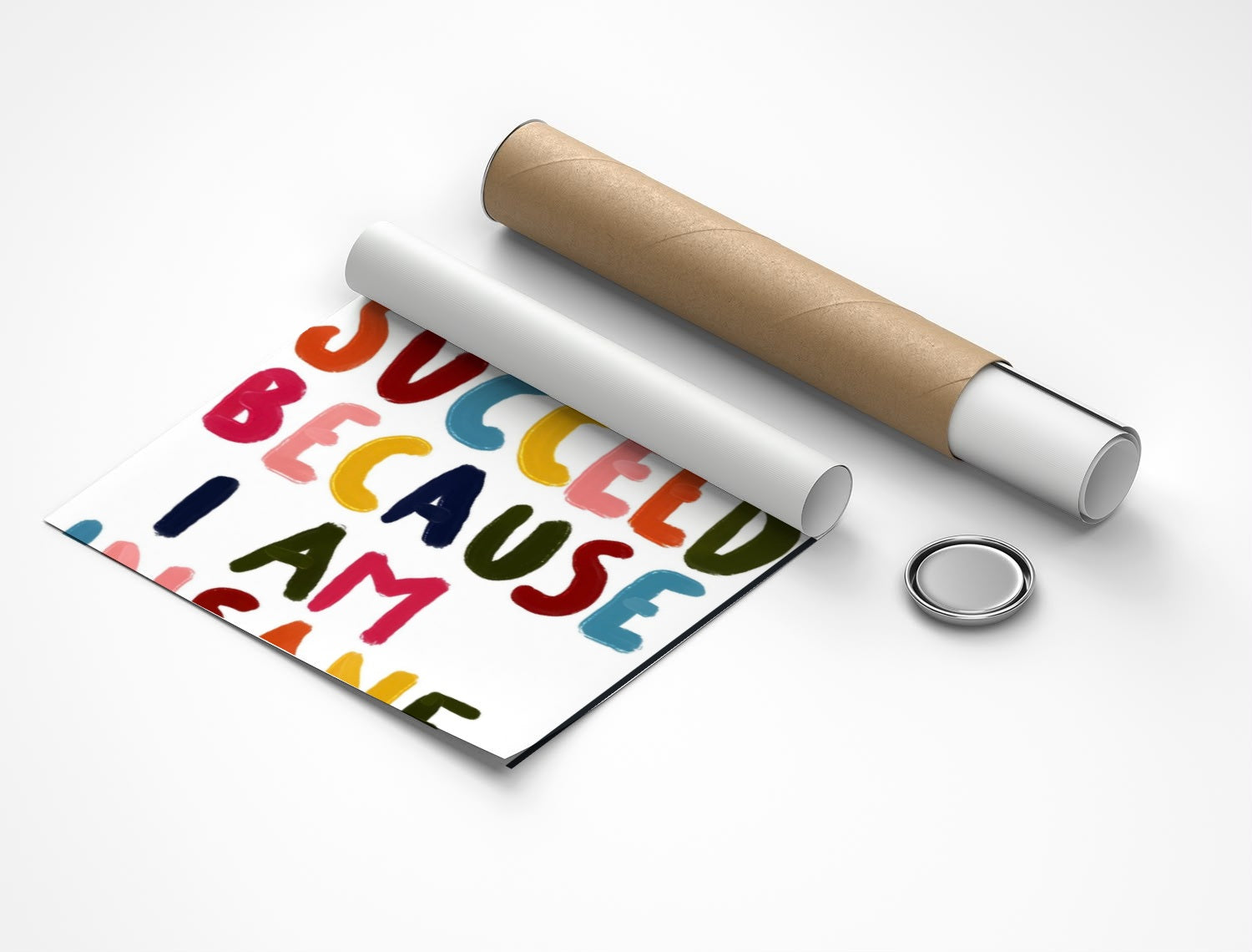 Rolled poster