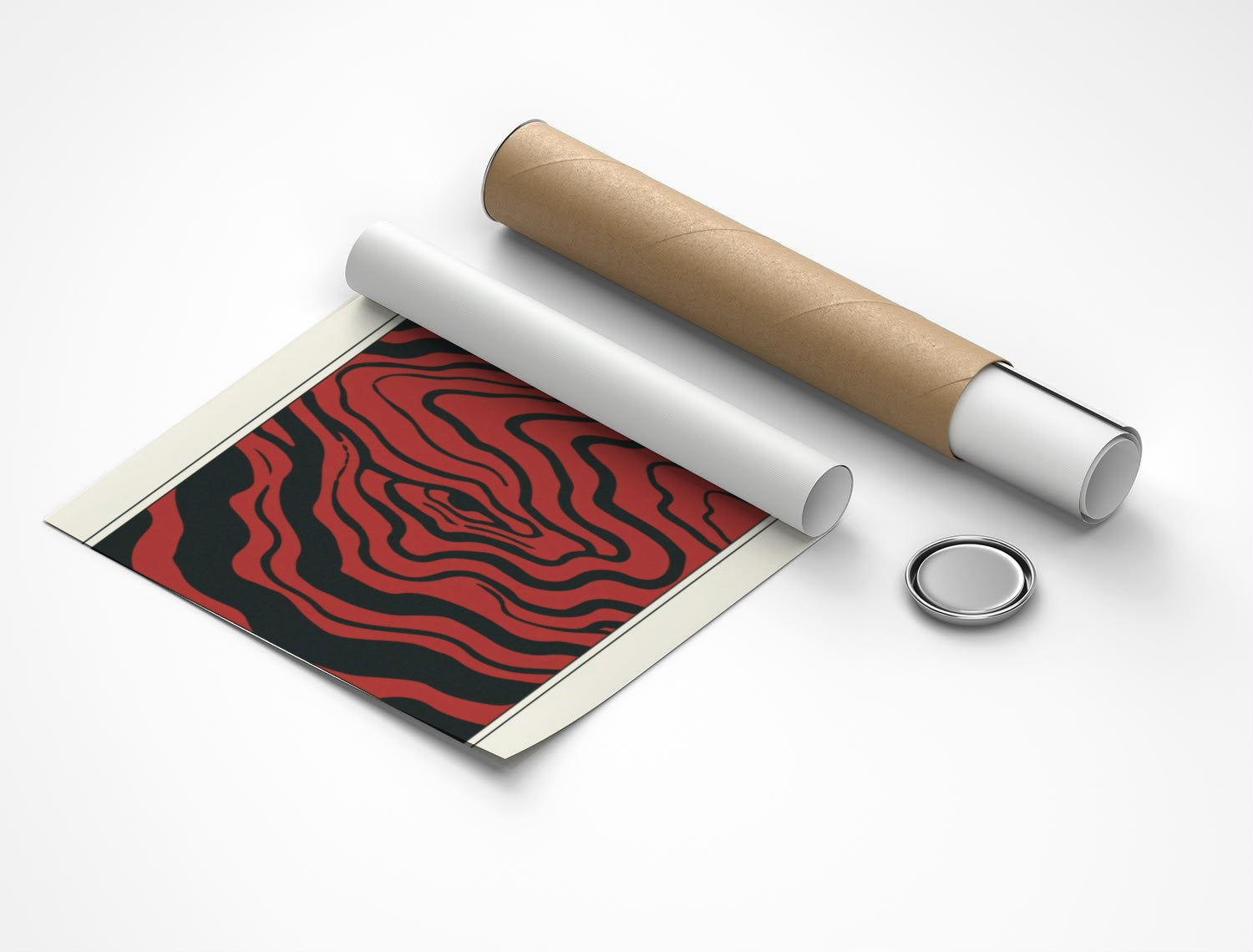 Rolled poster