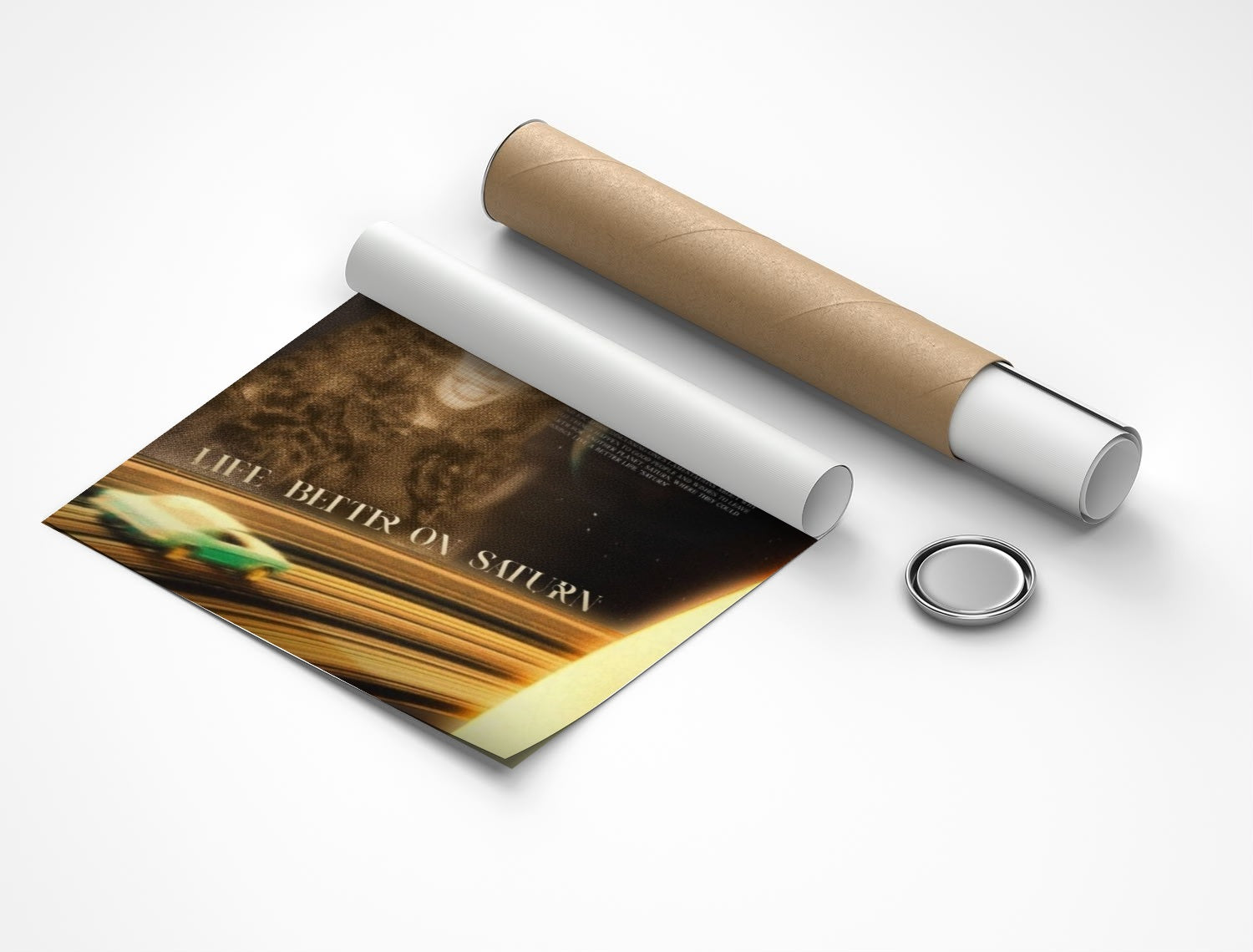 Rolled poster