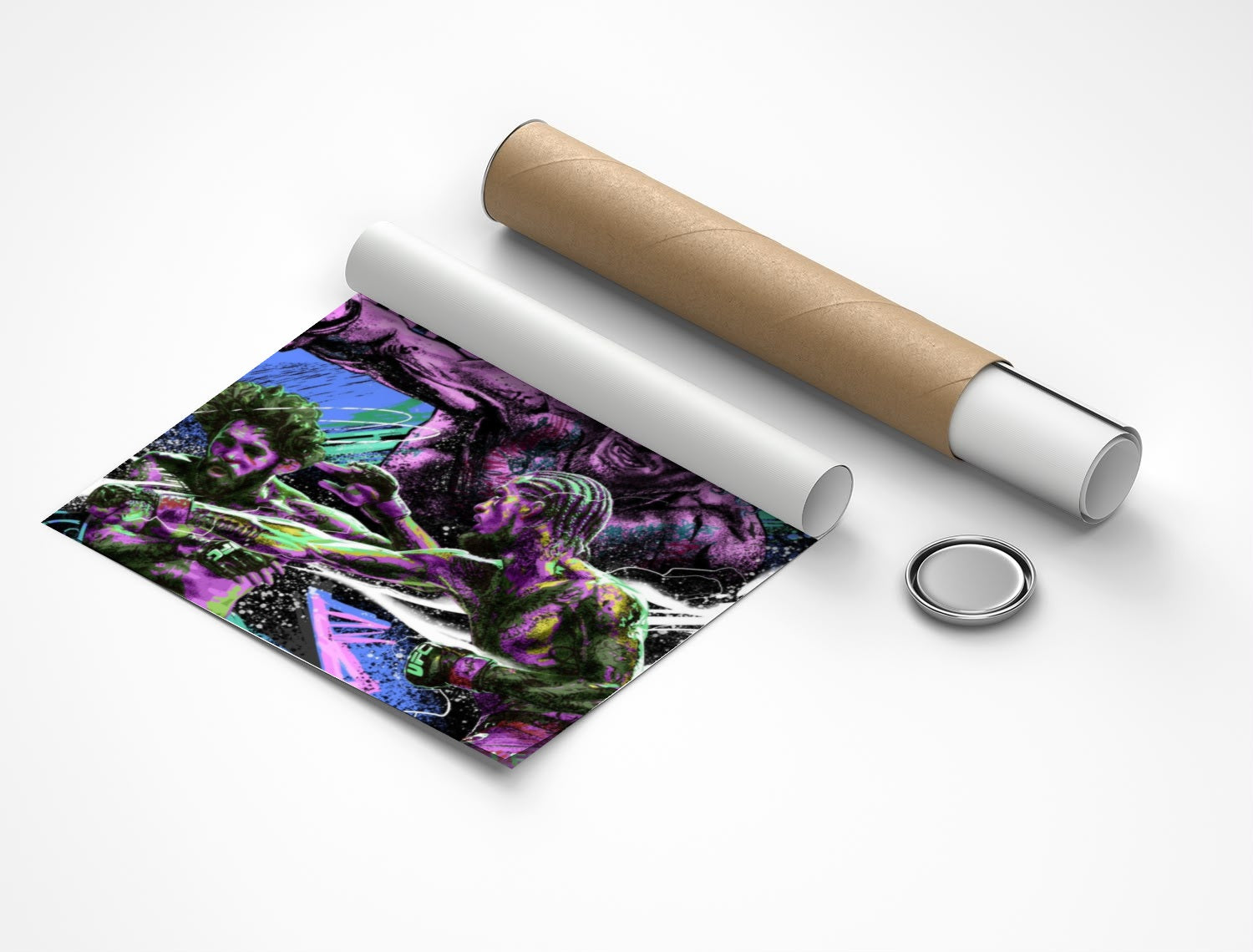 Rolled poster
