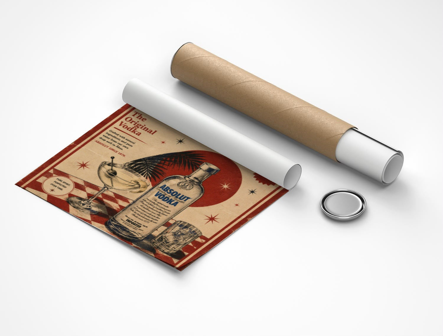 Rolled poster