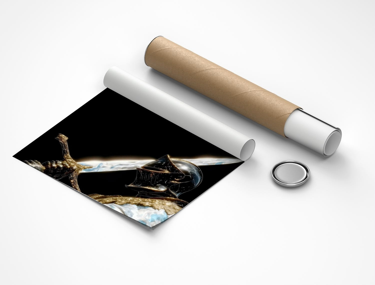 Rolled poster