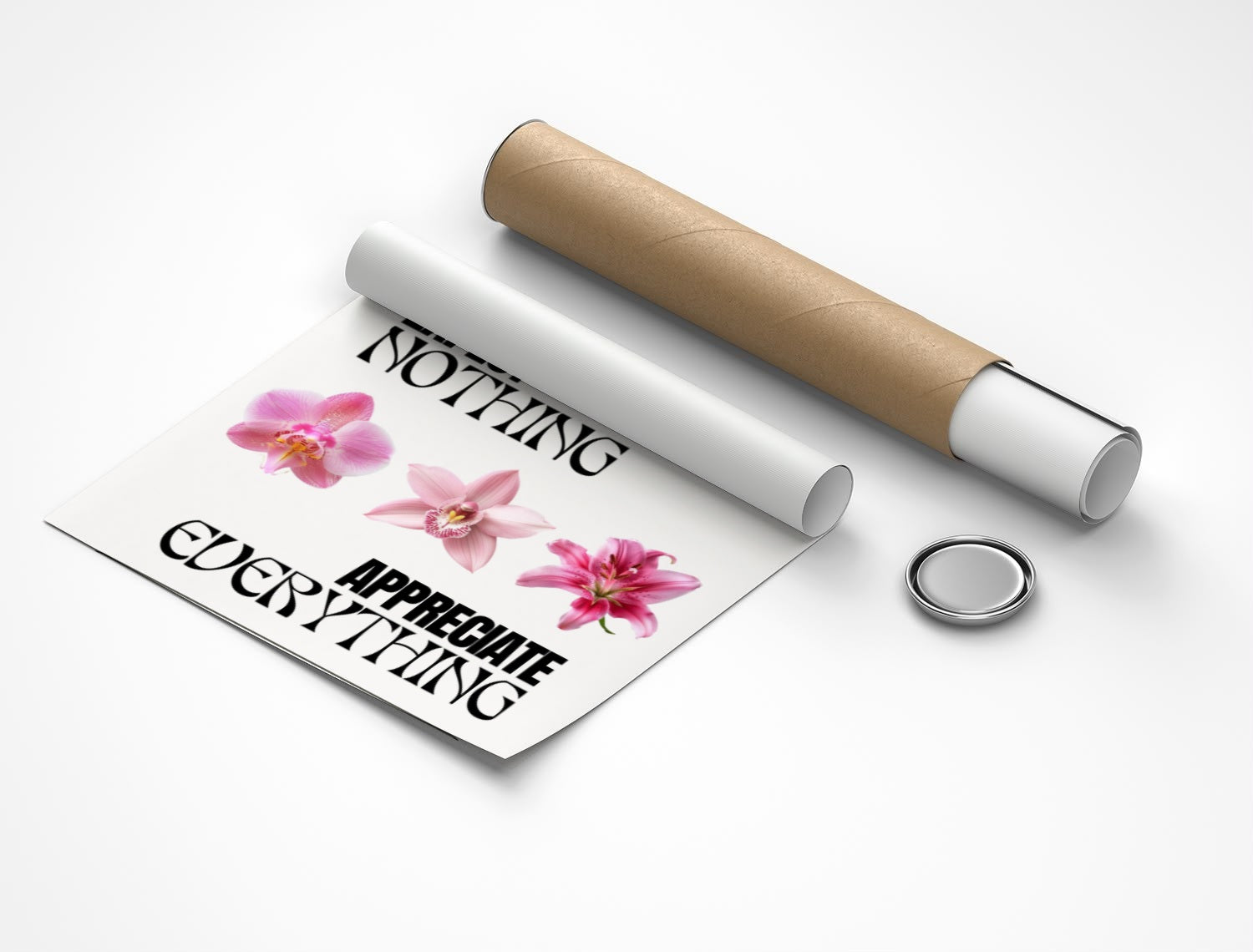 Rolled poster