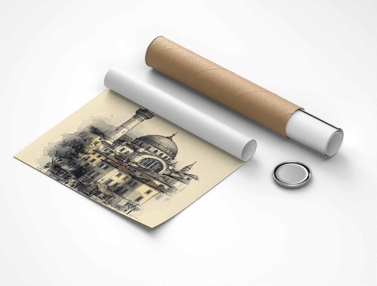 Rolled poster