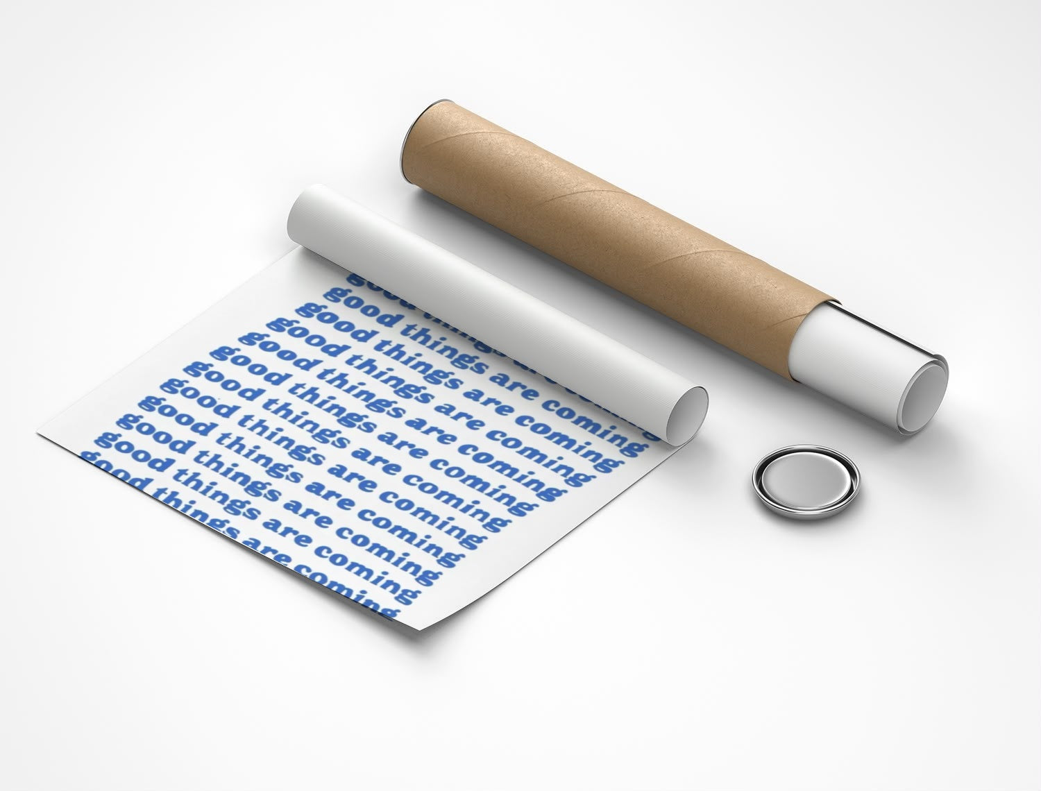 Rolled poster