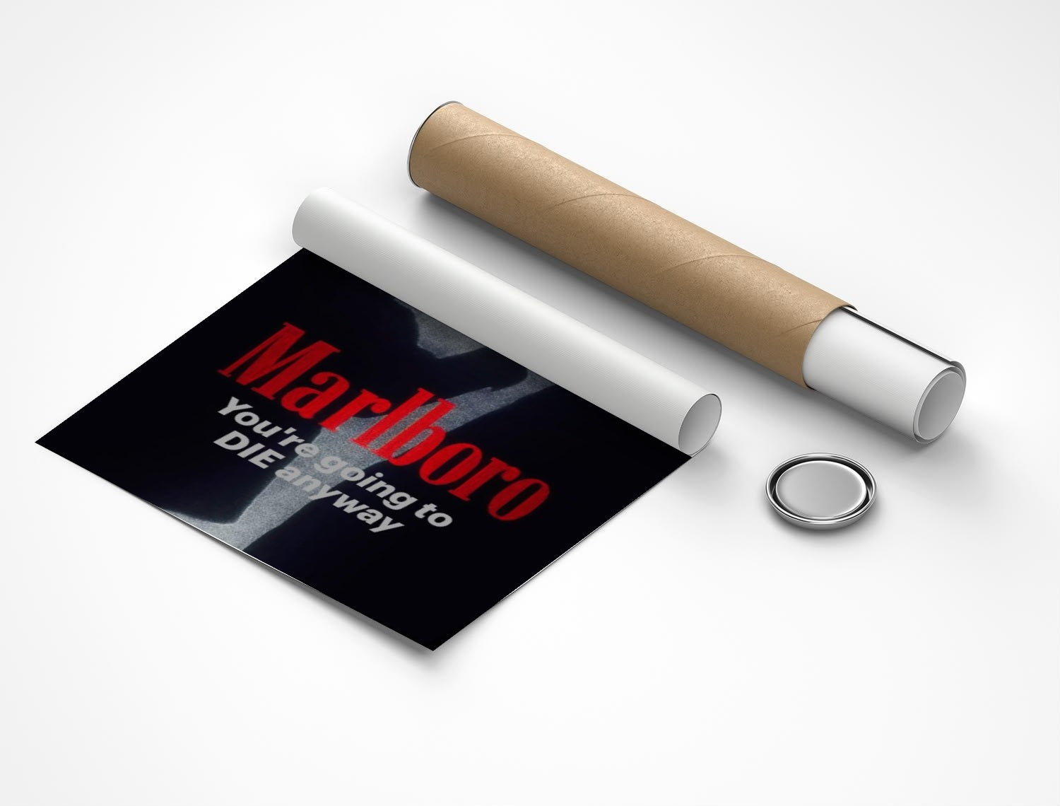 Rolled poster