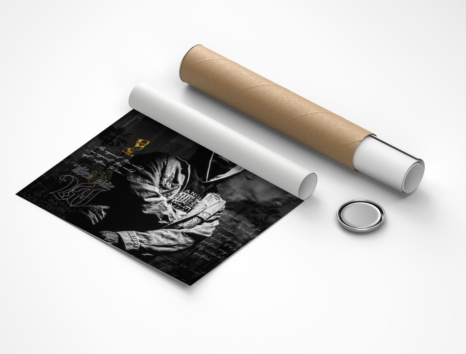 Rolled poster