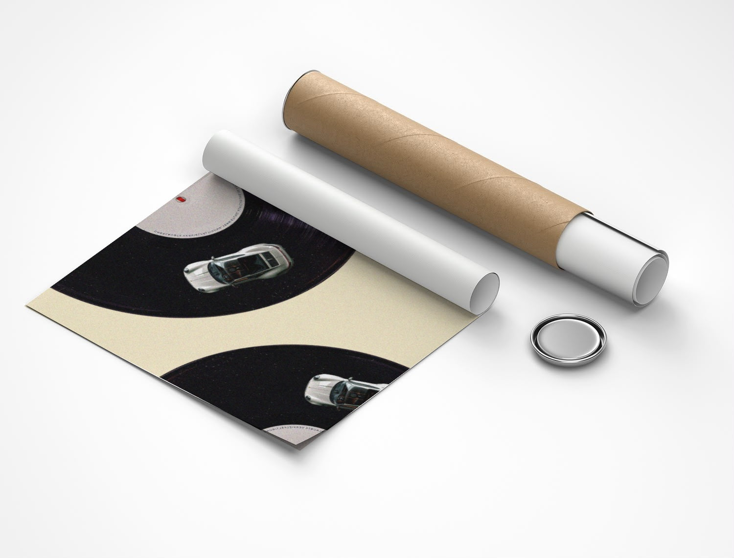 Rolled poster