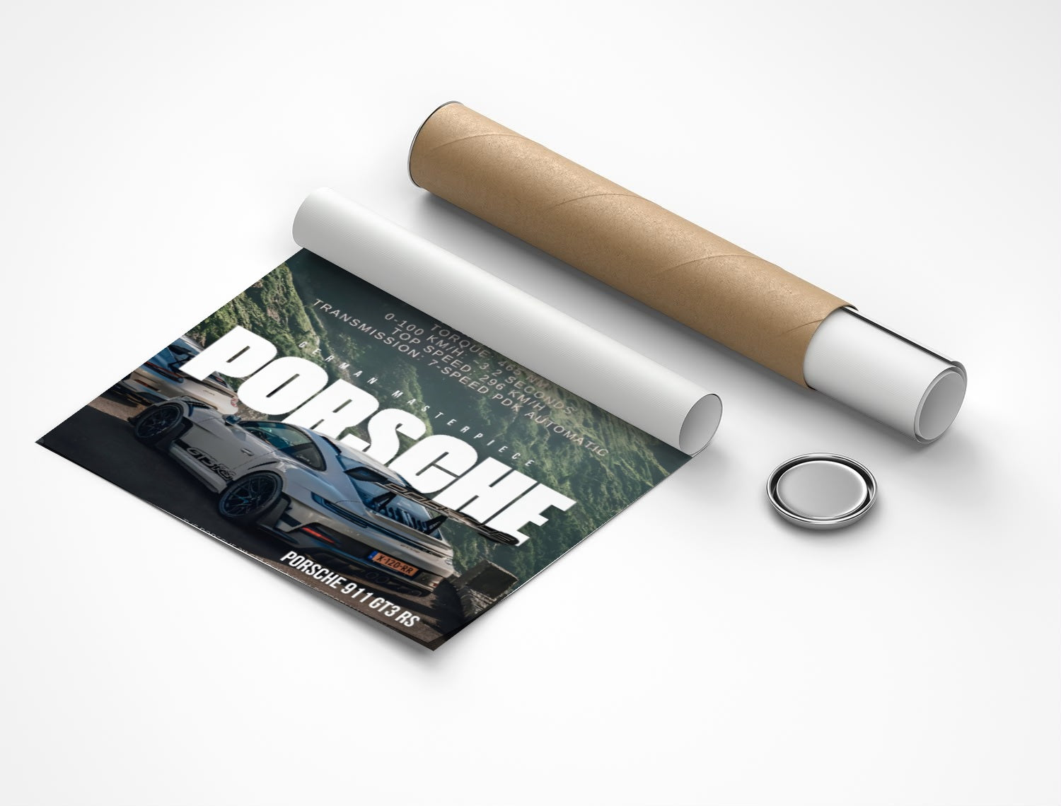 Rolled poster