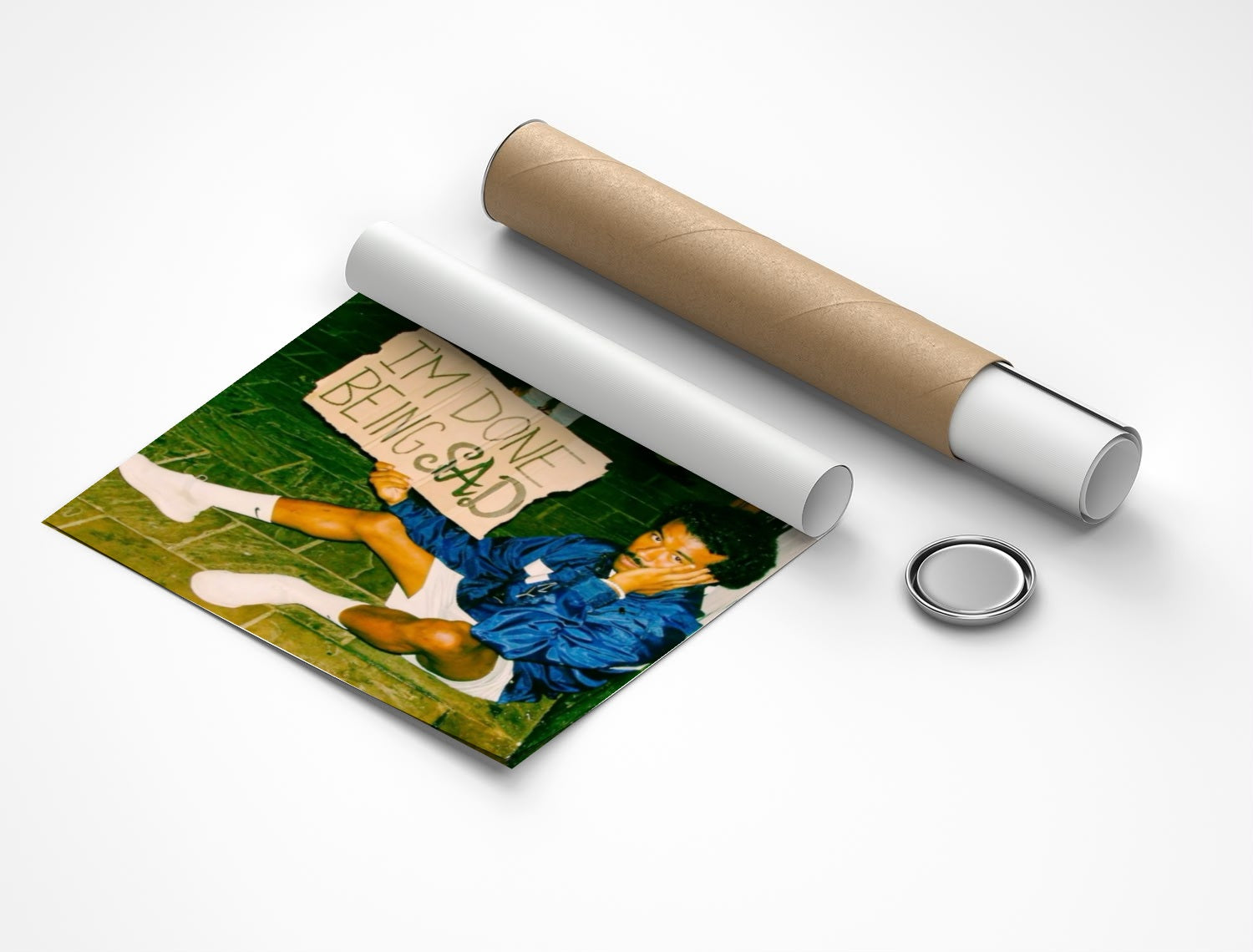 Rolled poster