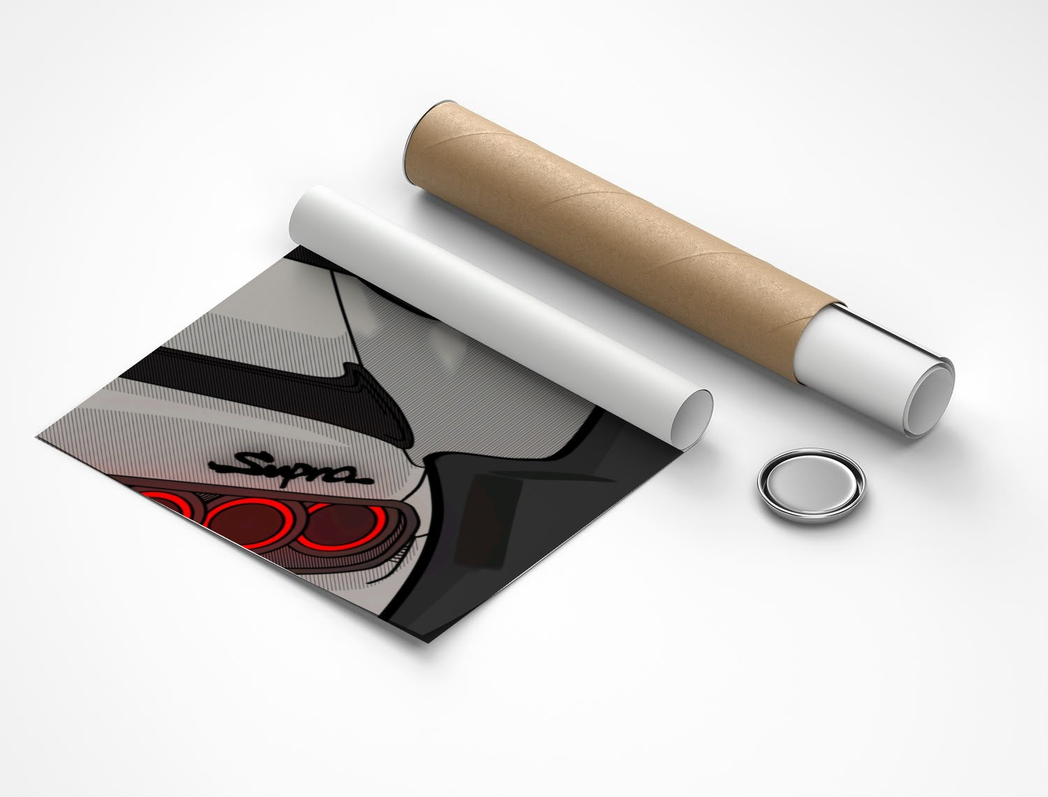 Rolled poster