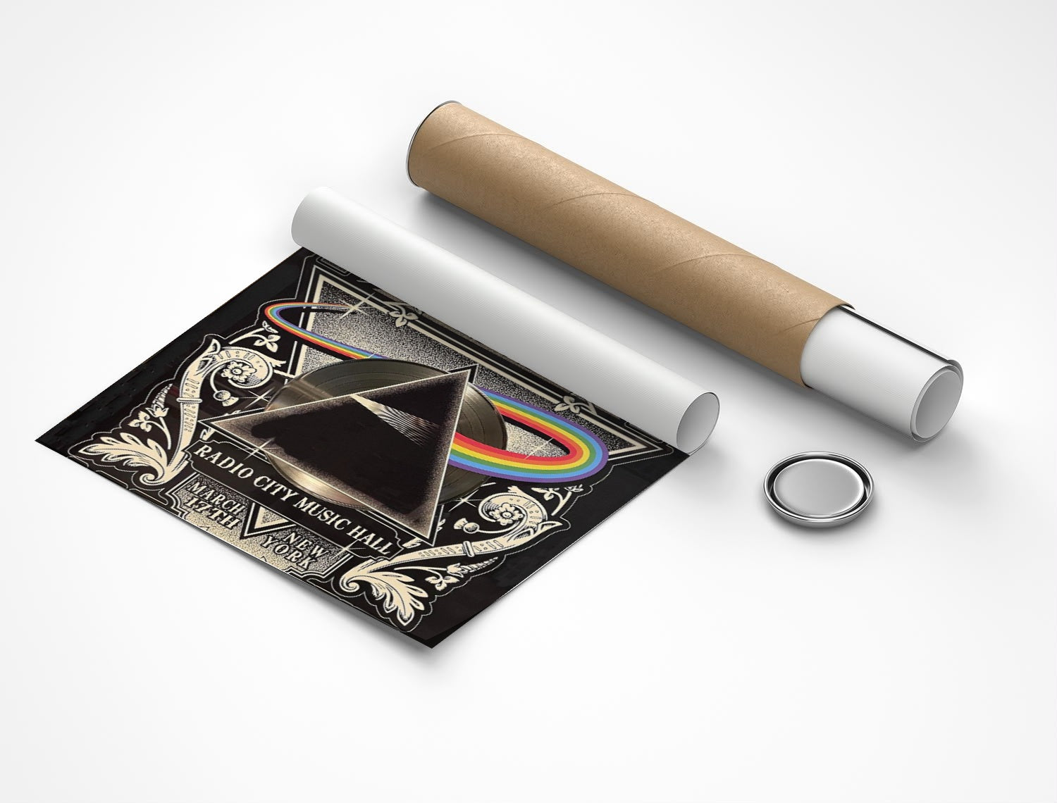 Rolled poster