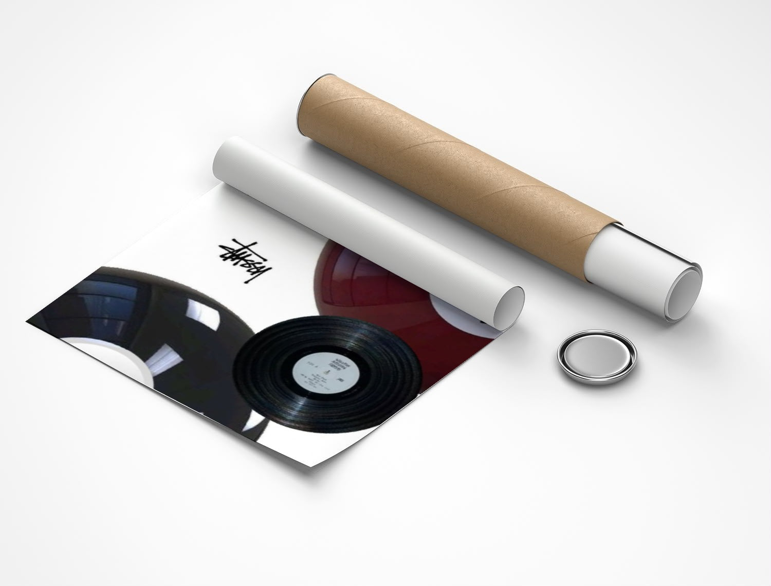 Rolled poster