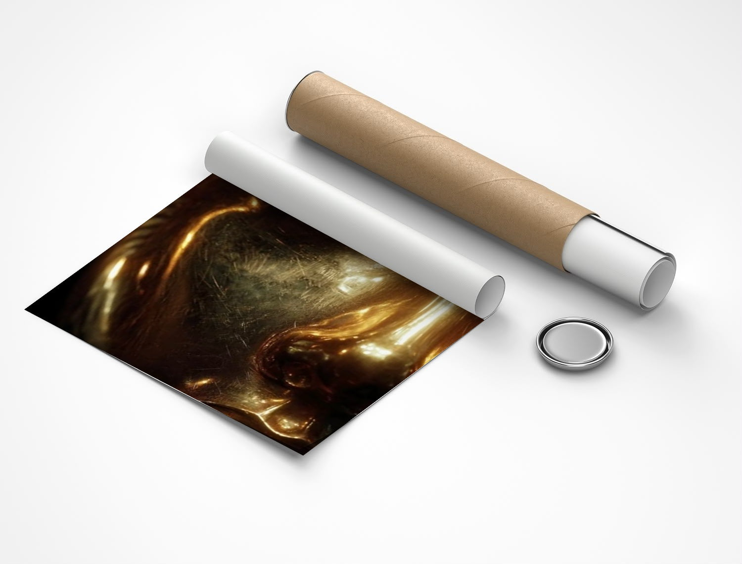 Rolled poster
